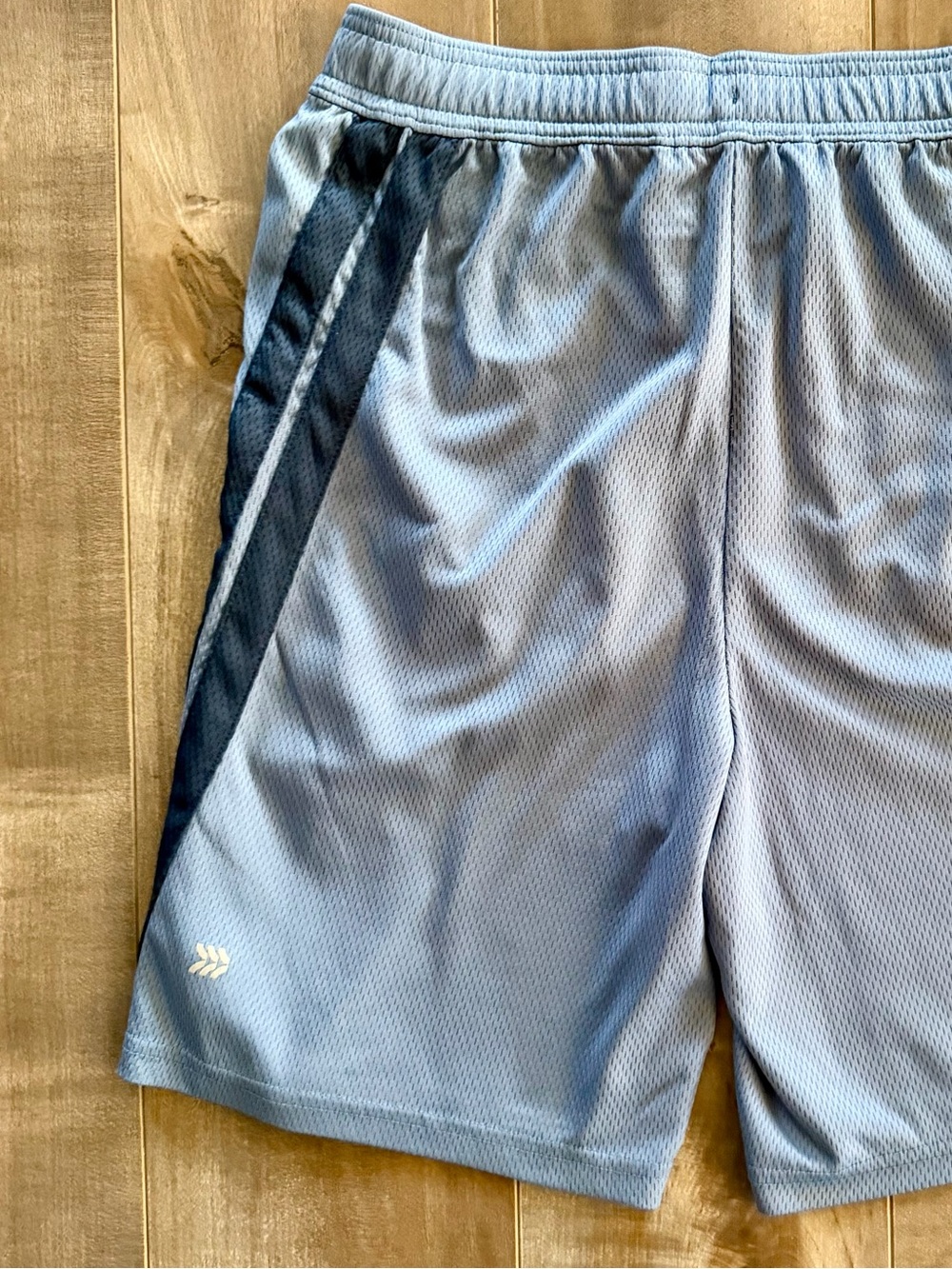 All In Motion Active Blue Drawstring Training Shorts with Pockets - Picture 8 of 11